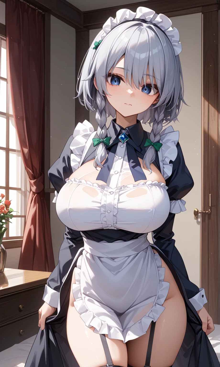 (best quality, 8k, 32k, masterpiece, UHD:1.2), 1girl,white beige hair,gleaming skin,shiny skin,mini skirt,(large blast)),泣き顔, black smoke,beautiful detailed glow,座る,酔っ払う,bed,