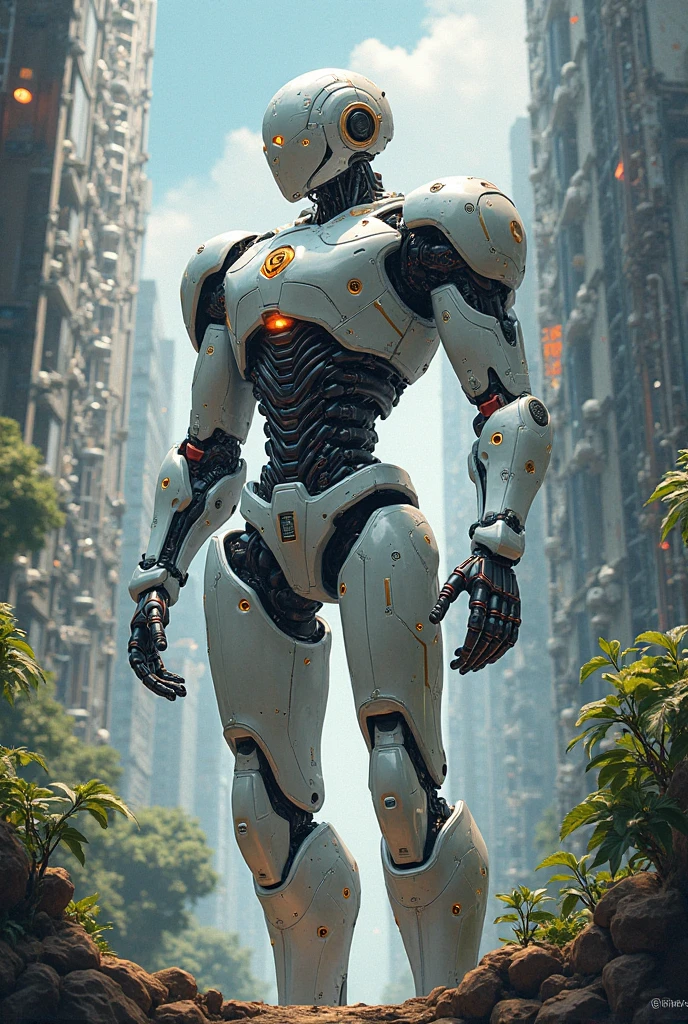 "Created with inspired ultra-detailed conceptual art | in a very developed futuristic world | electronic systems on a humanoid head | robots | have a visible detailed brain | with visible care | muscle cords | biopunk | cybernetics | cyberpunk | white marble statue | canon m50| 100 mm|sharply focused|smooth|surrealism|very detailed|intricate details|Michelangelo carving. Masterpiece. Unleash your inner Cu73Cre4ture programmer with the power of steady diffusion and bring your imagination to life! ", high detail, 8k