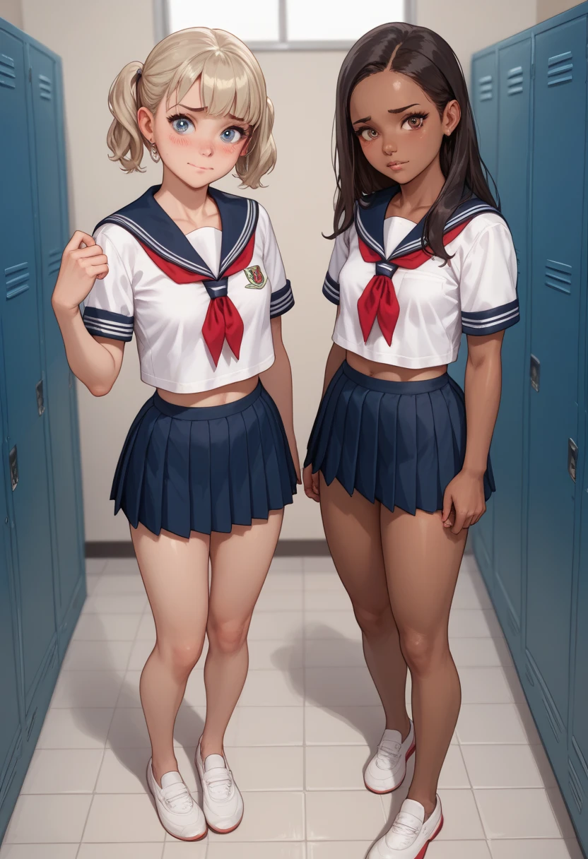 ((highest quality)), ((masterpiece)), (3 girls:1.5), Three cute girls are posing for the camera by the piano, (shirtを持ち上げる:1.3), (three people standing in a row), (Close-up shot from the waist up), (open your mouth and smile:1.3), ray tracing, ((topless)), (), nipple, chest, hair band, head band, hair bobble, blouse, shirt, (high resolution face:1.5), (High definition finger 1.5), 4-year-old, , 6 years oldld, ((No panty, No skirts, Asian, Westerners, silver hair, brown hair, blonde, (belly button), jewelry, looking at the viewer, necklace, long hair, short hair, (abs),