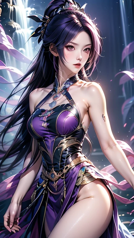 (masterpiece, top quality, best quality, official art, beautiful and aesthetic:1.2), (1girl), extreme detailed,(fractal art:1.3),colorful,highest detailed