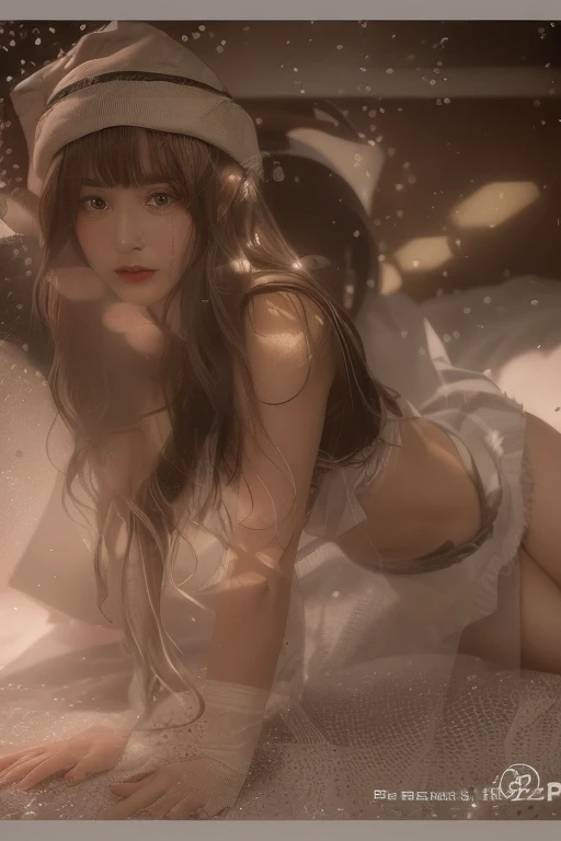 (masutepiece, High resolution, Photorealsitic:1.4), (Beastman woman with sensual and statue-like body shape、large full breasts、In bed at home、Beautiful breasts like works of art、Beautiful pubic area like a work of art、Draw the pubic area clearly、Wide legs open、The pubic area must be wet、I have my legs open、wide opening crotch、The hole in the pubic area expands、Push it apart with your hands to show off your pubic area、White liquid overflows from the genitals、simple background、Sexual References、(brown haired:1.2), (Canon EOS R5 mirrorless camera:1.2), (Paired with Canon RF 24-70mm f/2.8 L IS USM Lens。:1.2), (Capture the realism of the moment:1.2), (Celebrate the magical charm of meeting Eros:1.2), (Captivating photos that bring fantasy to life:1.1),