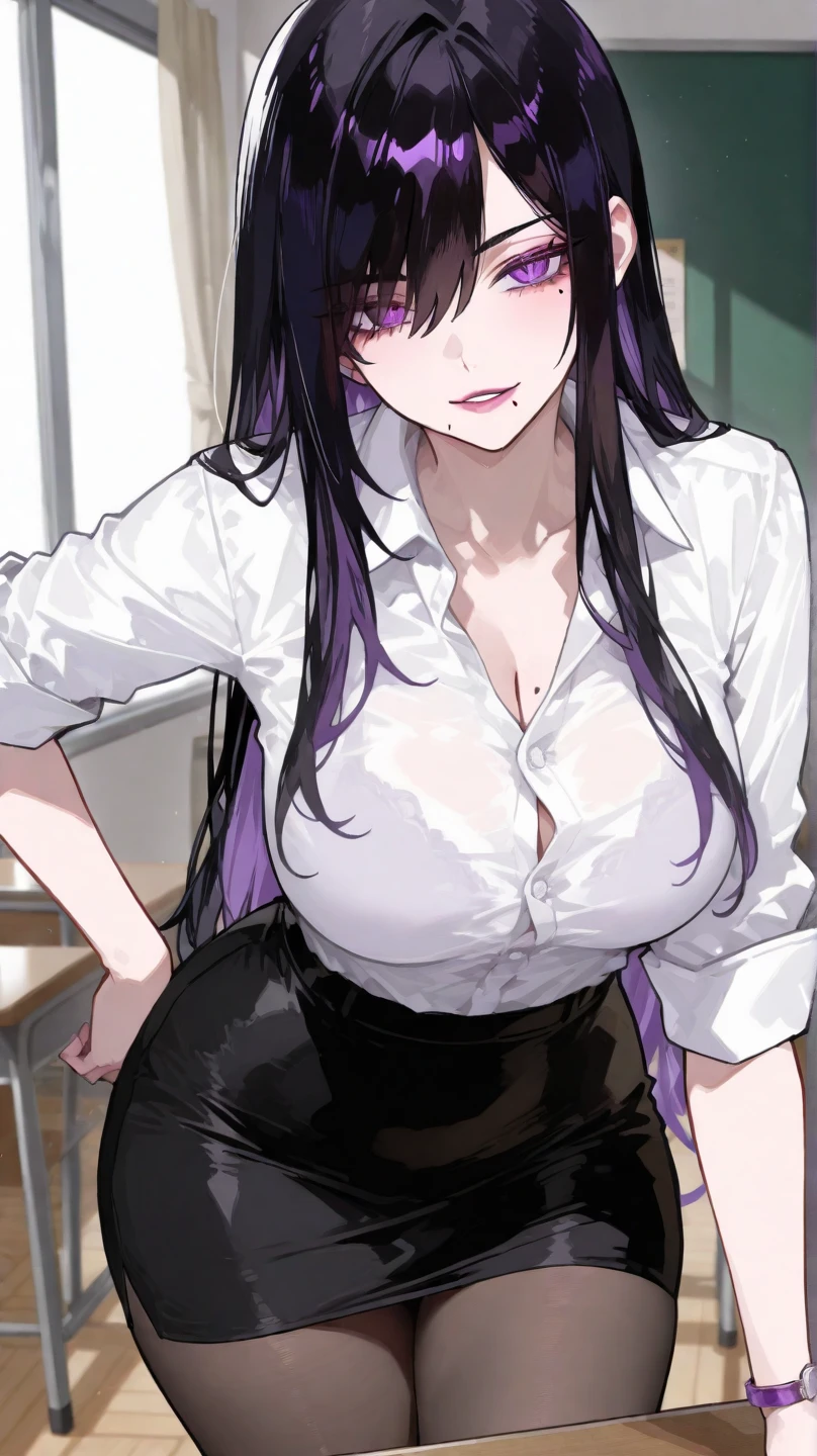 ((8K resolution))、((highest quality))、((masterpiece))、((Super detailed))((((dramatic))), (anatomically correct)、Depth of object being written、look at the camera、one person、one personの女性、shaved hair、front、Excited,expensive、toned arms, long and thin legs, Athletic Presence,Wet、(gradient hair)、tattoo、、skirt lift、Panty shot、panty shot、(theme、w穴 body:1.1),Image of God、white background