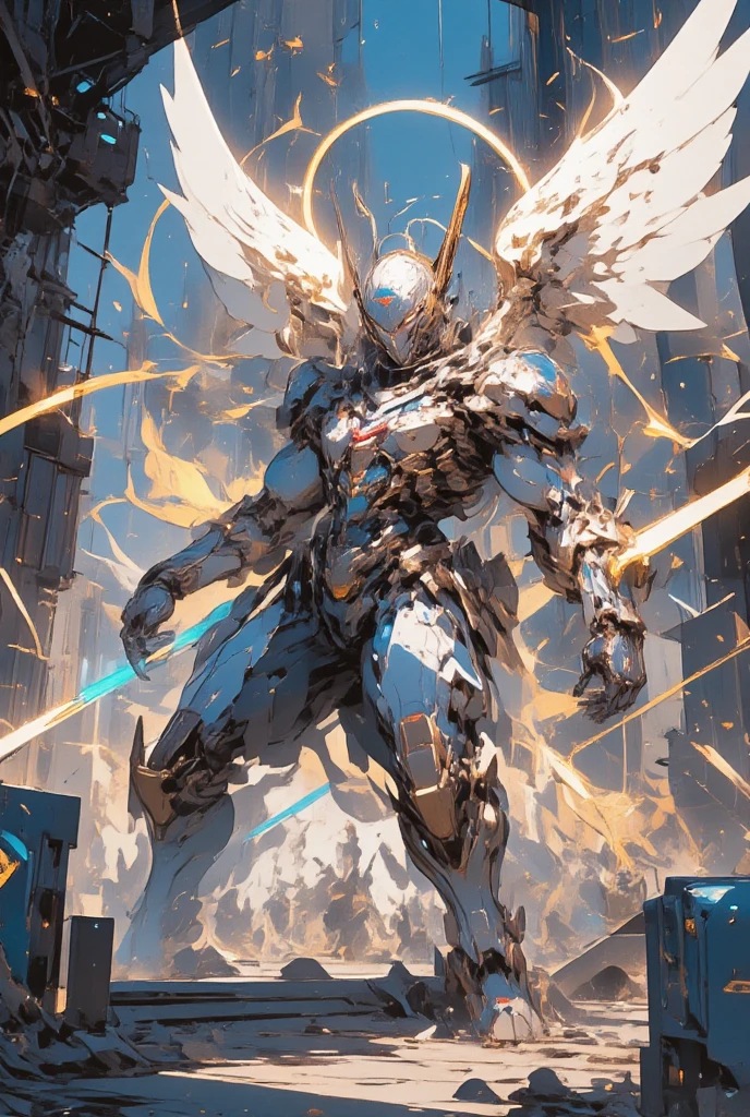 Solo, combat, mechangel, mech01,