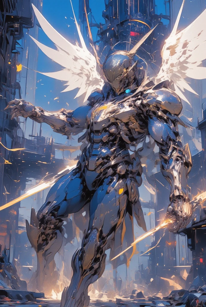 Solo, combat, mechangel, mech01,