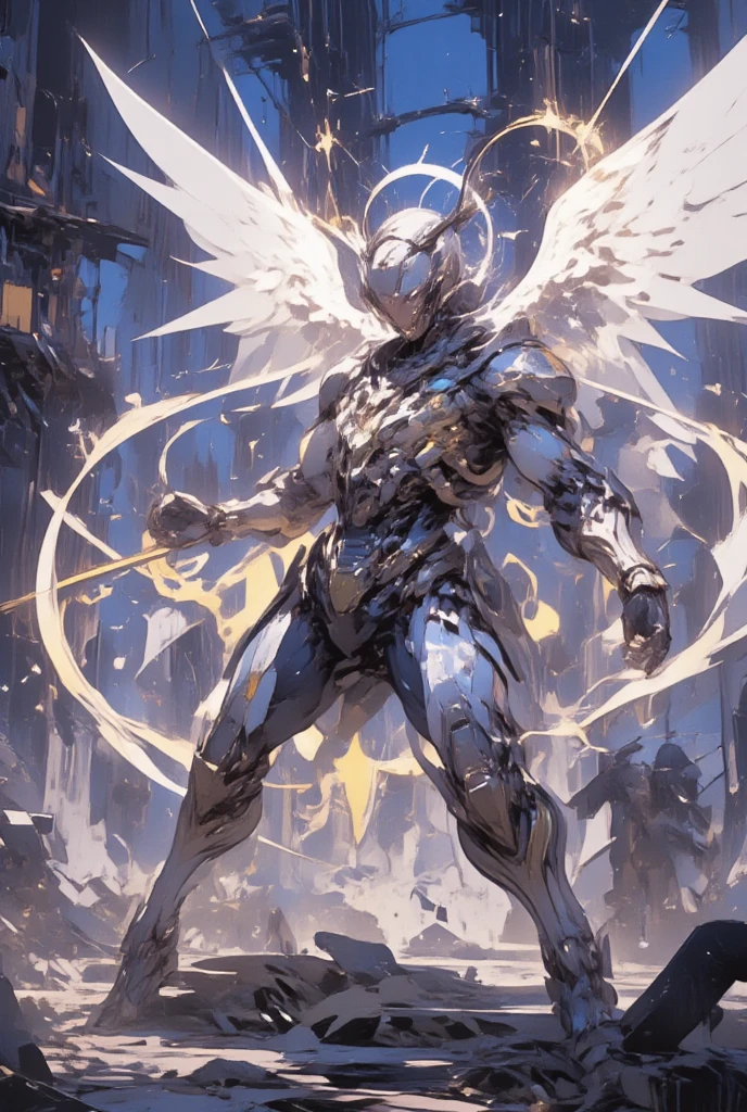 Solo, combat, mechangel, mech01,