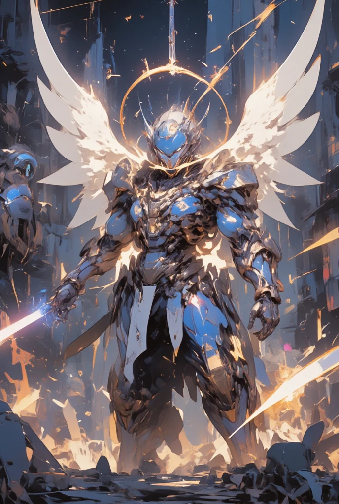 Solo, combat, mechangel, mech01,