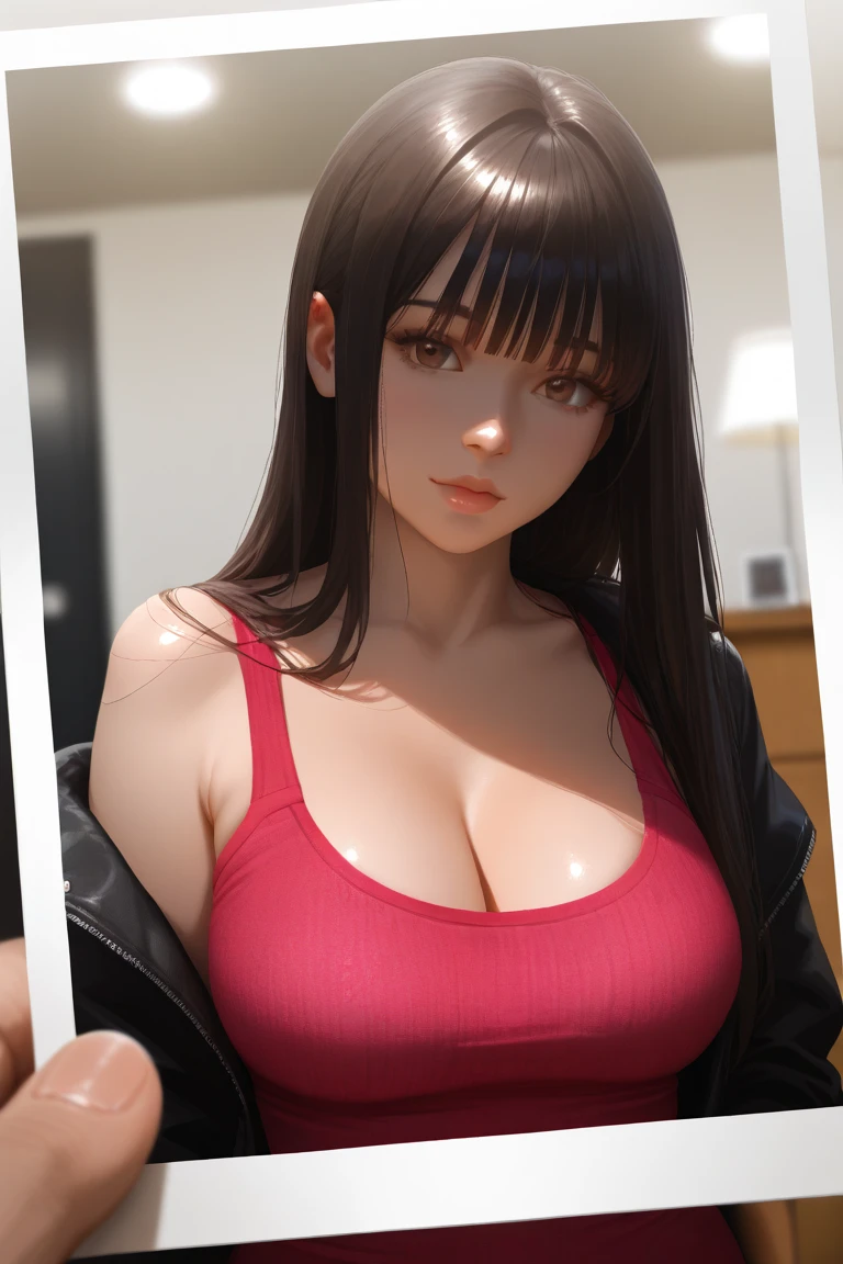 (ultra-detailed、masterpiece、best quality、high resolution:1.8)、high picture quality、Finest quality、Highly detailed image quality、Realistic Woman、1girl、(smile、Opens mouth and laughs:1.2)、Japanese face、(42-year-old woman:1.8)、house wife、(curvy body:1.2)、a navel、black hair、short hair、Shiny skin、(gigantic breast:1.2)、(checked bikini:1.4)、Oiled skin、glistning skin、high gloss skin:1.4)、