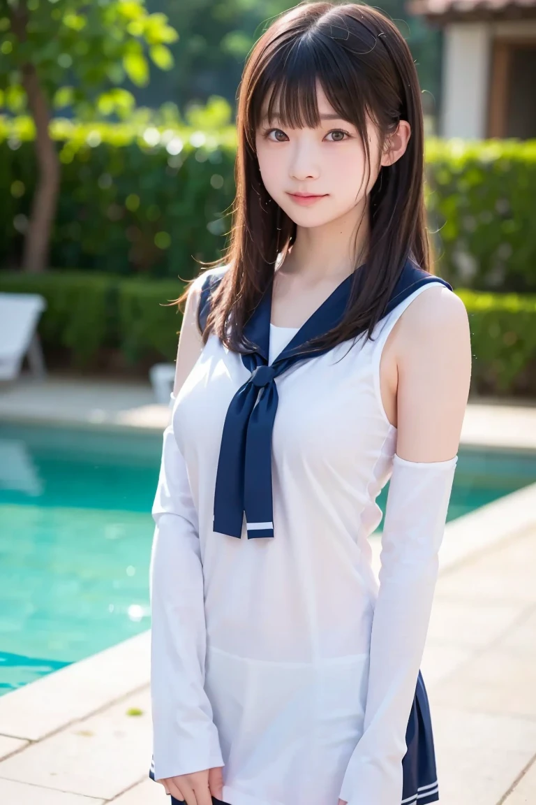 (skin blemishes:1.2)、(dent in the skin)、Black eye、Female 1 Person、12year old、(((femele)))、独奏、realisitic、top-quality、Photorealsitic、​masterpiece、8K、hight resolution、独奏、extra detailed face、(Professional Writing、bokeh dof)、(Particles of light、lensflare、Luminous particles:0.6)、(dynamicposes:1.2)、softlighting、Angle view from above、Fashionable and trendy atmosphere、jpn、(street:1)、TOKYOcty、(城市) 、a river、((during night))、Skysky、((see the beholder:1))、(look at a camera)、(portlate:0.6)、a gorgeous、walking、Maintains original facial proportions、broad shoulder、full bodyesbian、(mideum breasts)、(Long)、Brown hair、Floating hair、s lips、lipsticks、seducting smile、Floating hair、(a smile)、(beginning)、tusk、Eye Ring、swim wears、mole、(Mole under the eyes:1)、