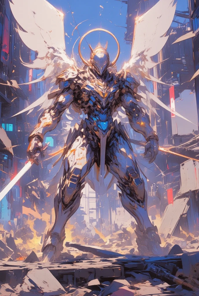 Solo, combat, mechangel, mech01,