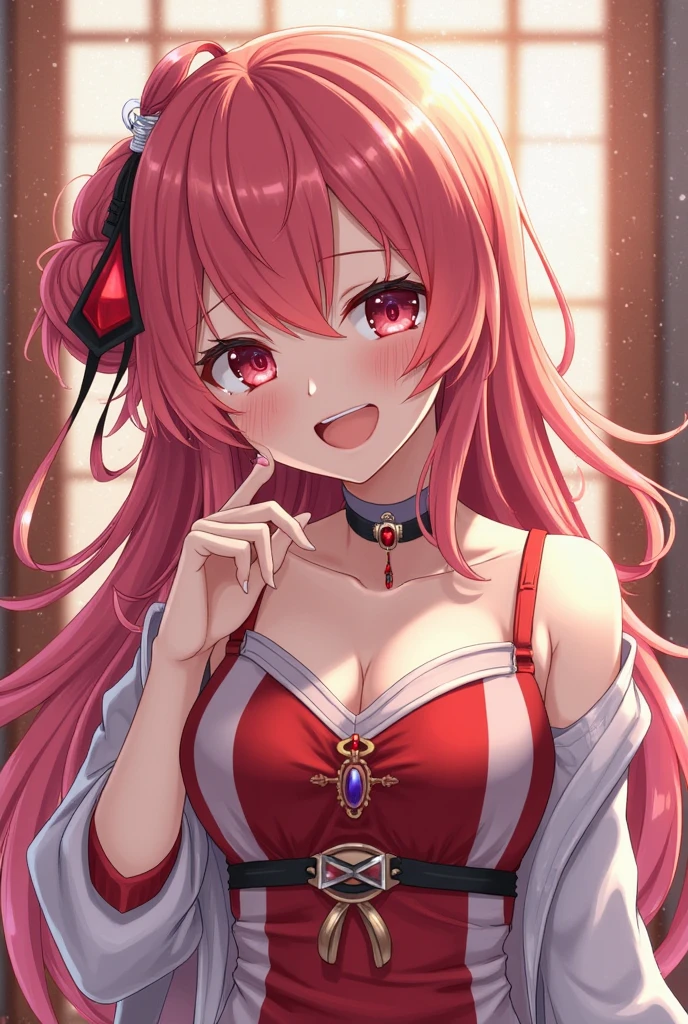 Anime Art Portrait of a solo girl --s2
(Masterpiece, best quality, highres)
Head: 1.3, meticulously crafted in anime style
Long, wavy, s2-colored hair cascading down her back
Detailed face: 1.2, expressing a gentle smile
Eyes: large and s2-colored, full of depth and emotion
Pearl necklace adorns her neck, adding a touch of elegance
Arms crossed in front of her chest, showcasing her anime artistry
Outfit: a stylish, form-fitting kimono, intricately detailed with s2 colors and patterns