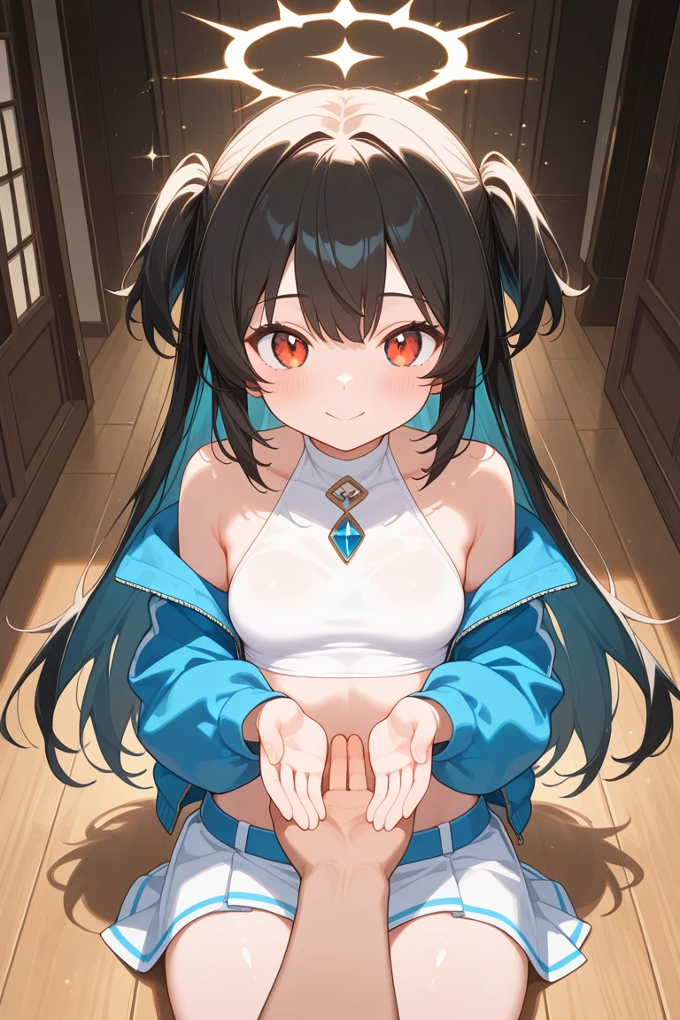 (4K),(high quality),(Cute Boys),sit,(Spread your legs:1.3),Small breasts,Peace sign with both hands,Women,Face is a girl,Showing off your penis,Erect penis