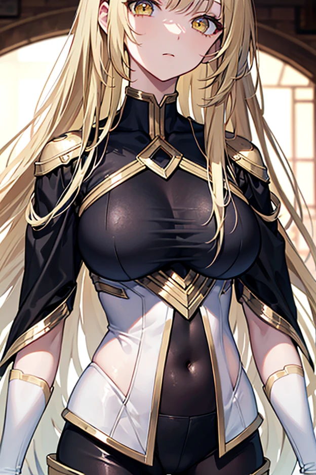 Another Eden Annabel Blonde knight Has a two-handed sword Wearing light armor Hairstyle: Ponytail