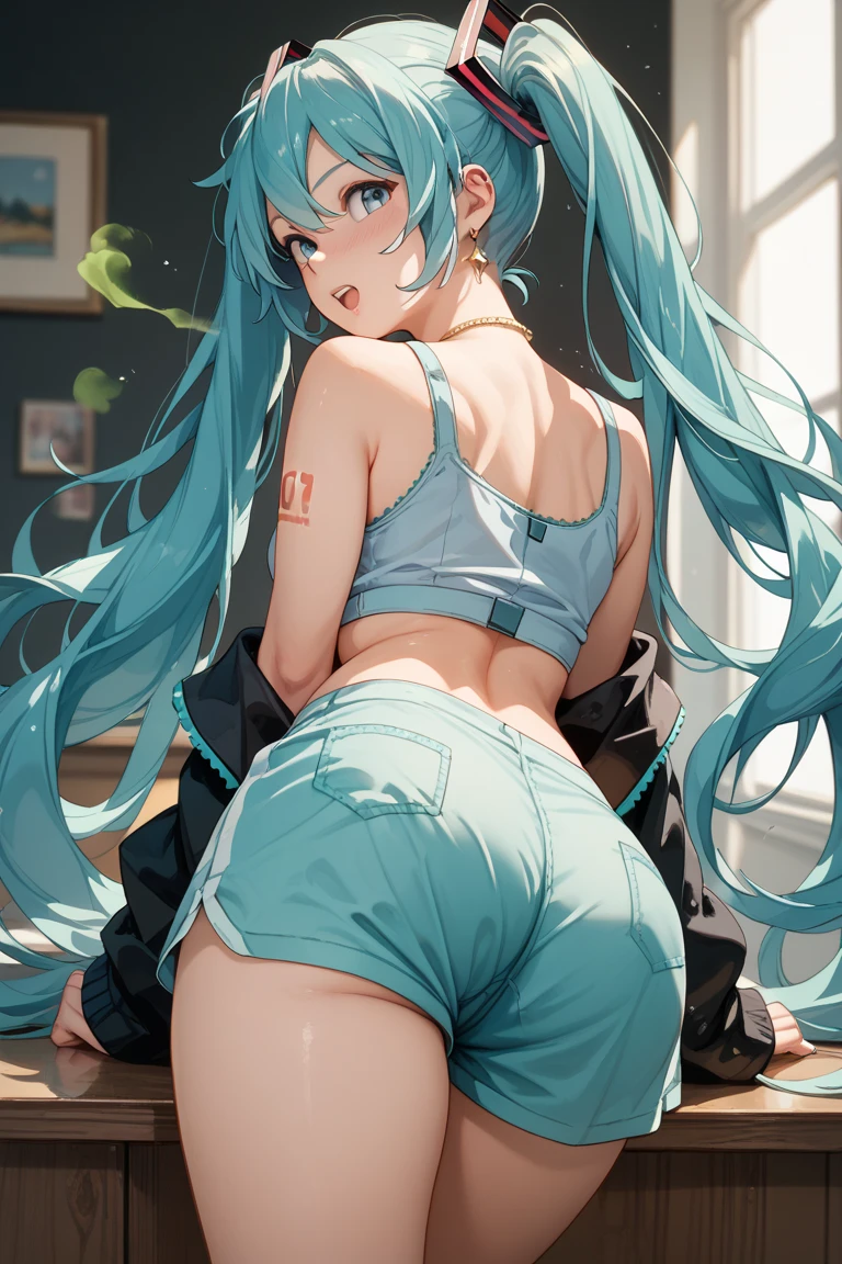 BUBBLE BUT,ASS,CAMELTOE,MUSLOS ANCHOS,LADO DERECHO DEL MUSLO,STUCK PANTS,bear print panties,kumapantsu,back-print panties,pubic_hair,female_pubic_hair,armpit_hair,pussy,presenting_armpits,PEEK PUSSY,RIPPED JEANS,RIPPED PANTYS,
