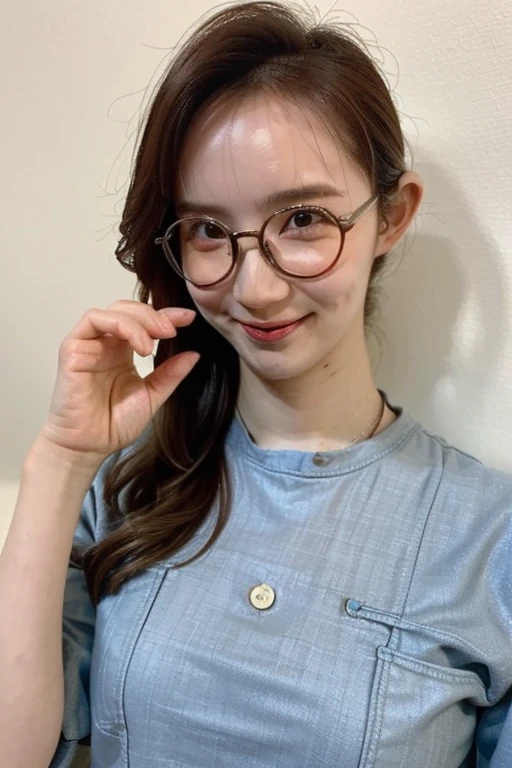 Highest quality、masterpiece、High sensitivity、High resolution、Detailed Description、Slim Body、Glasses、one piece、