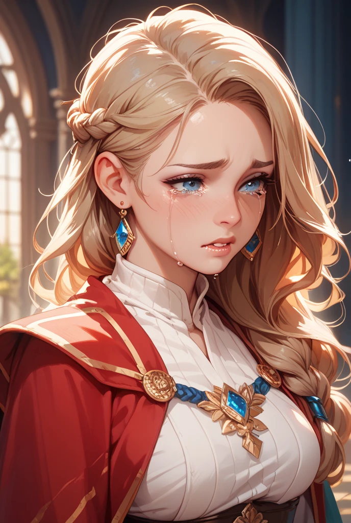 best quality, masterpiece, highres, solo, {hood_azurlane:0.90}, crying, sobbing, tears, portrait, looking at viewer