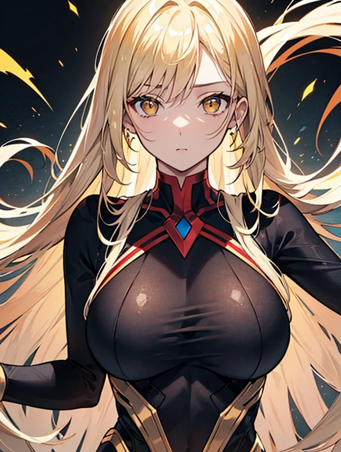 ((masterpiece)), ((best quality)), 1girl, adult, long hair, big bust, ((blonde hair)), very long blonde hair, ((intimidant look)), ((close-up)), profile image, green eyes, black and red clothes, sexy, dark colors, brillant eyes, ((coat with fur)), ((wavy hair)), exposed skin, ((sexy pose)), ((intimidant look)), good anatomy, ((dark sage clothes)), ((straight cut bangs)), emotionless, intimidant, ((beautiful eyes)), dark background, close up, ((detailed eyes)), beautiful eyes, ((detailed face)), hair bang, frontal look, evil, relaxed, smile, magical goddess othinus, abs, detailed face, eyepatch, huge tits, full body, ((detailed))
