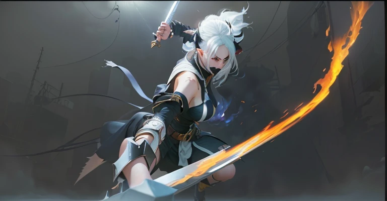 Ghost knife,A cold light flickering in the darkness,An ancient and mysterious weapon,Exudes a chilling power。 --auto