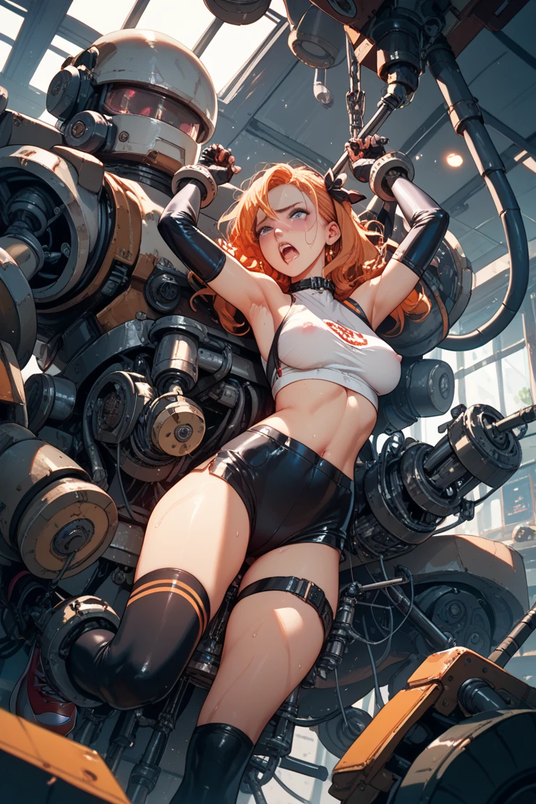 Anatomically correct，Normal proportions，Clear bra and panties，Young Korean beauty，Naked，opening legs，black lence stockings，Butt to the camera，seductiv，Naked，Raised sexy，with a good figure，The proportions are normal，plumw，Textured skin，white skin color，messy hair style，high qulity，Need，tmasterpiece，Cleavage is seductive，Beautiful facial features，s delicate face