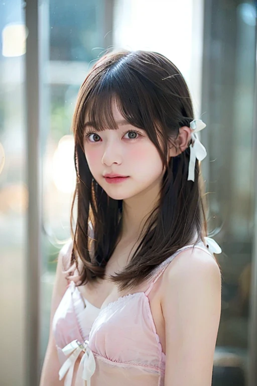 Highest quality, masterpiece, Perfect Face,Japanese,15 years old,girl,cute,Lace frills