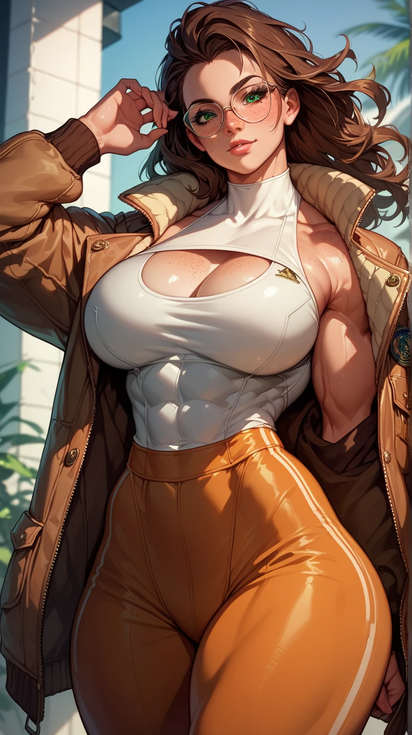 muscle woman energy caffe cup