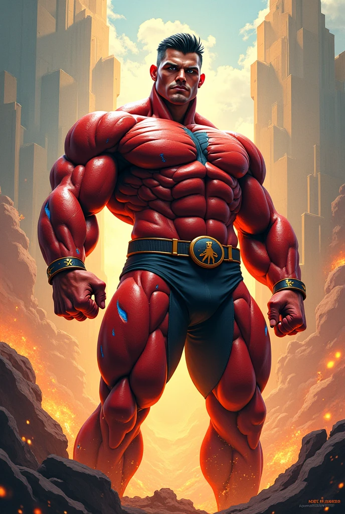 The strongest man who looks like Anpanman and is bald