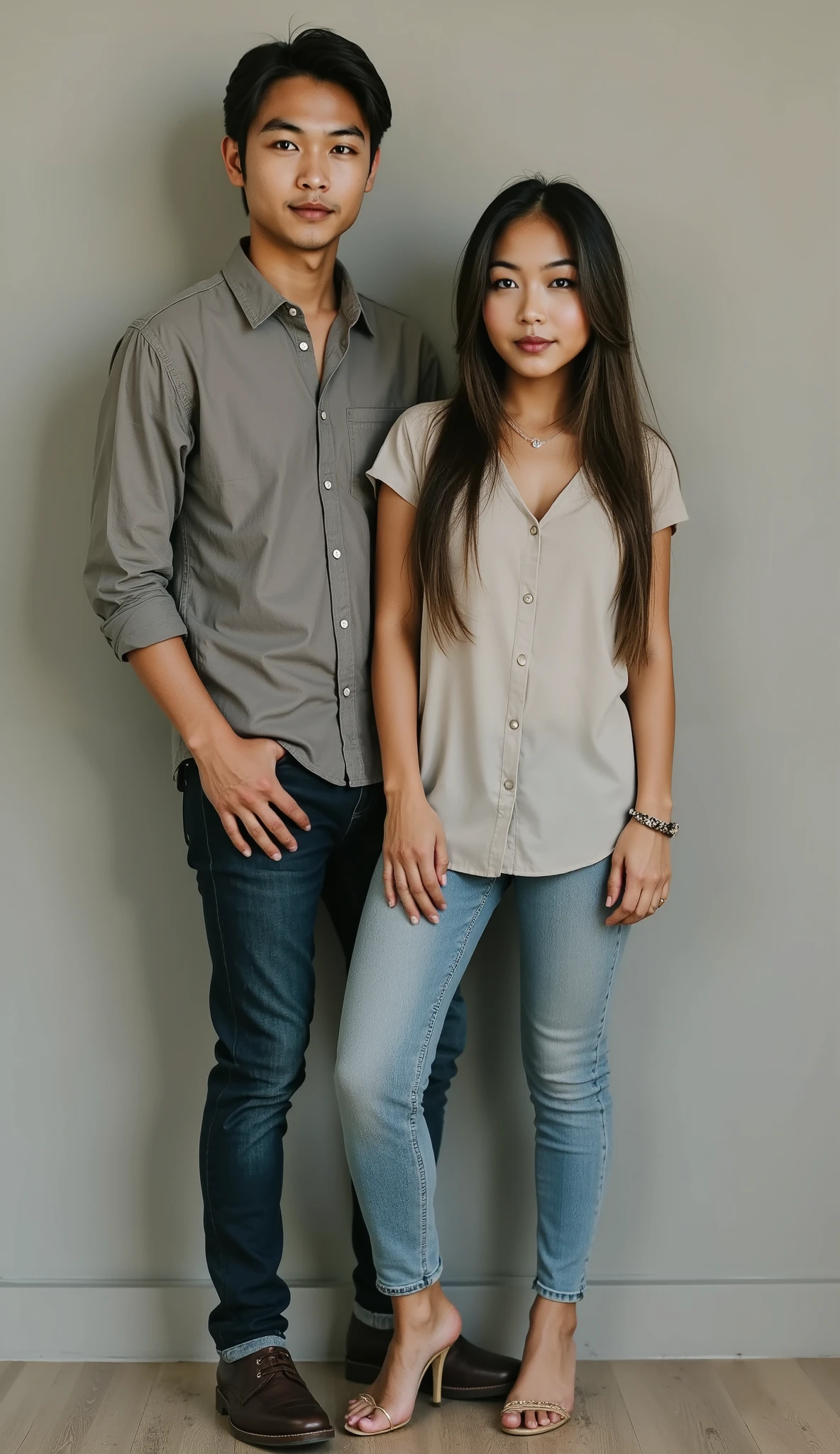 Couple,high school student,Black and white photography,young,Home