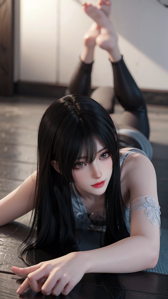(Raw photography:1.2)、(Photorealsitic:1.4)、(masterpiece:1.3)、(top-quality:1.4)、超A high resolution、(A detailed eye)、(detailed facial features)、(detailed clothes features)、nffsw、8K分辨率、solofocus、skin tightening、(shinny skin)、(Slender girl)、dream-like、
(Extreme Detail)、Confirmation of commentary、Request for commentary、landscapes、without text、
Virtual Girl - Aim、medium breasts、straight haired、Shorthair、A dark-haired、Black eye、
1girl in, Whole body、
Crystal Pendant、String Panthibra
innocence、
(Charming smile with open legs、Open your legs、enraptured、Standing knees、The best smile、low angles、waved hair、on the beds、sleep、