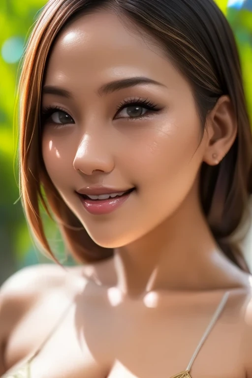 ((Girl Wearing camisole, see through:1, cleavage, lying down:1.5 on grass:1.3, from above:1.3, prairie, under tree, outdoor, face focused:1.2, hands out of frame:1.15, extremely beautiful faces, Japanese idols, looking at viewer:1.4, detailed face:1.3 cute face, detailed eyes:1.2, undressing:1.1, ashamed, embarrassed:1.3, chuckles, shy:1.1, shiny skins, face focused, hot steam, medium shot, lonely eyes, upturned eyes:1.15, small tits, slender body)), ((Masterpiece, 8k, raw photo, high resolution, delicate skin, detailed face, ultra detailed, cinematic, photorealistic, soft lighting, bright)),