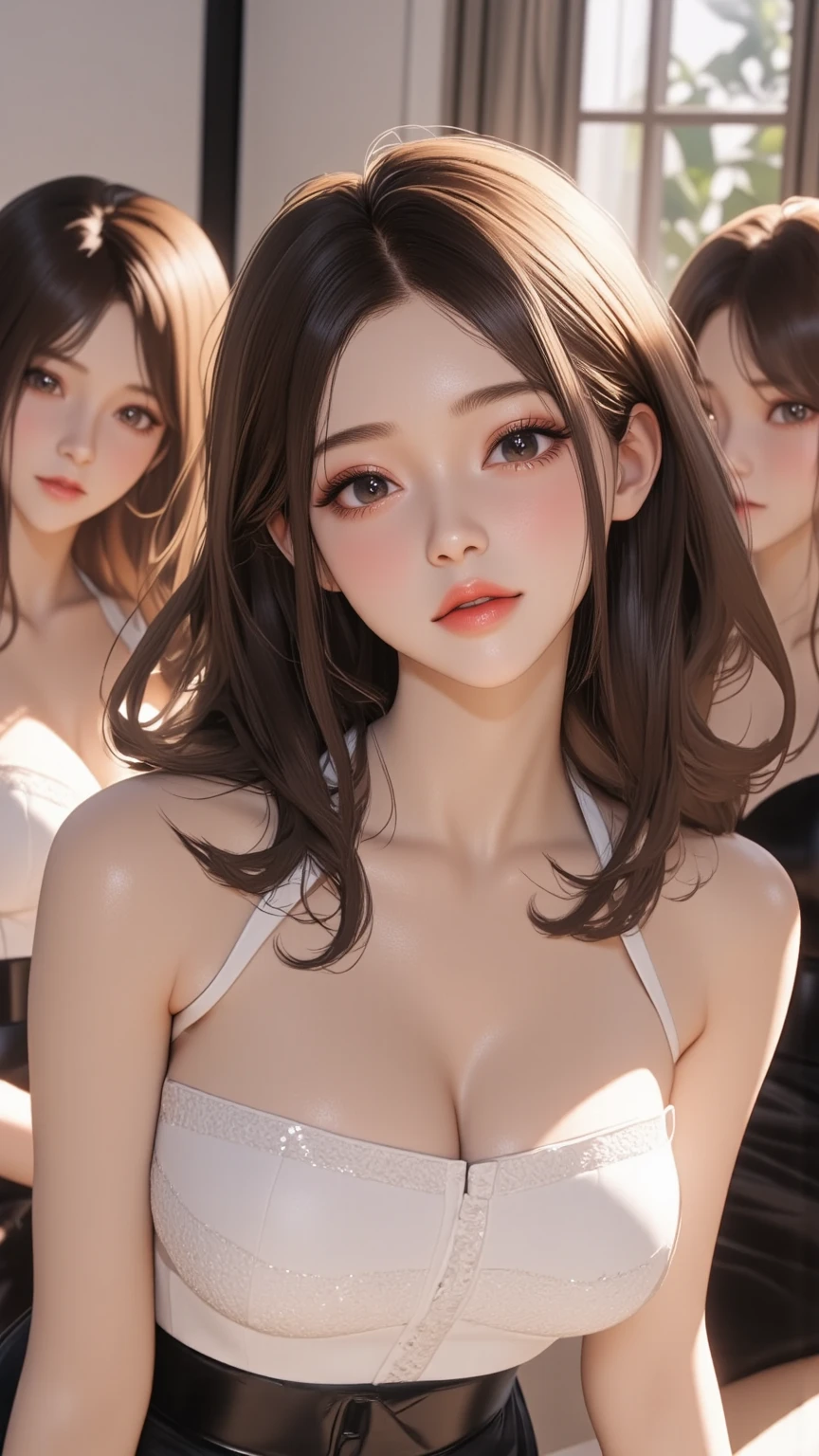 nsfw,Nudity,Rape:1.1,(Top Quality, Masterpiece: 1.1), (Real: 1.4), BREAK (((FF7))) (((Tifa))),((3men:1.4 and tifa:1.2)),3 Penis,Vaginal Sex,tifa on top,group Sex,Intercourse with 3men,((Gangbang,3men)),(Fellatio:1.1), BREAK Ultra-detailed face, Detailed eyes,((Light Brown Hair, Large breasts: 1.2)),(bedroom),((erectnipples)),torn shirt:1.2, BREAK (No Bra) (No Panties) (Small and beautiful hard nipple), (shiny oiled skin: 1.4), about 18 years old, BREAK ((stringy viscous liquid)), sensual, ((love juice:1.2)), (facial:1.0), (cum on breasts:1.0), ((cum on hair:1.5)),(cum in mouth:1.1) ((mouth open: 1.5)), BREAK (projectile cum:1.3),(cum on clothes:1.4),(cum in vaginal:1.0),faceless male,fack:1.2