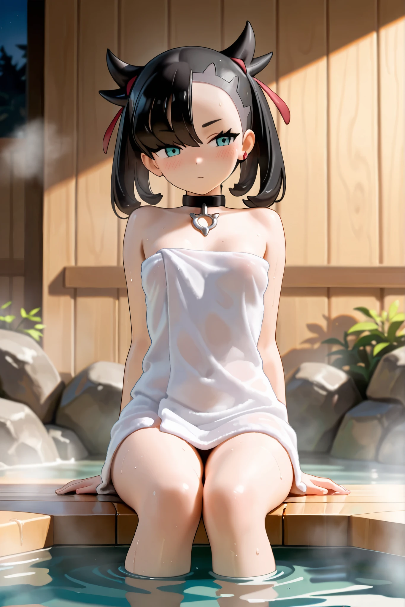 (Highly detailed CG Unity 8k wallpaper), (Best Quality), (Super Detail), (Best Illustration), (Best Shadow), POV, Realistic lighting and shading, Natural light, Lens flare effect, BREAK, 1 beautiful girl, Solo,(Cute:1.5),(Chibi:0.8), (kawaii:1.5),(Lori:0.5), BREAK, ( (17 years old girl), Very detailed, colourfull, highest details, BREAK, (Huge breasts: 1. 2,), Clear skin, Beautiful skin, Shy skin, 1 beautiful girl, ((girl, Cute, Cheerful, Loli face, slightly bulging chest,(A dark-haired,a short bob,tareme:1.2), gleaming skin, Stuffed rabbit,BREAK,Black Bunny Years Hair Band, Solo, gleaming skin, BREAK, (Wrap your body in a bath towel:1.2), (She has her hair tied in a bun.:1.0), (Barefoot with colorful nails:1.0), (barechested:1.2), (pink scrunchie:1.0), (Earrings in the shape of a rabbit:1.1), (Lace headband:1.0), (Cute Accessories:1.3), (is standing:1.1)