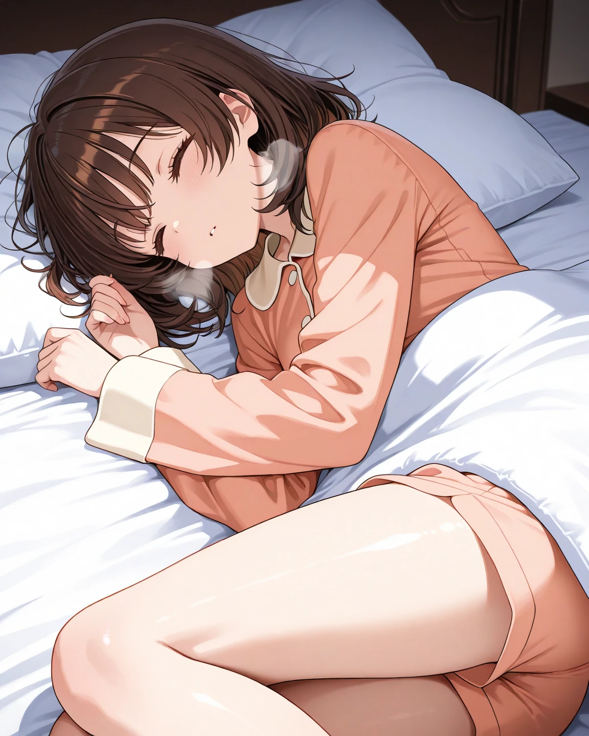 ,pussy cum,plate,sleep
