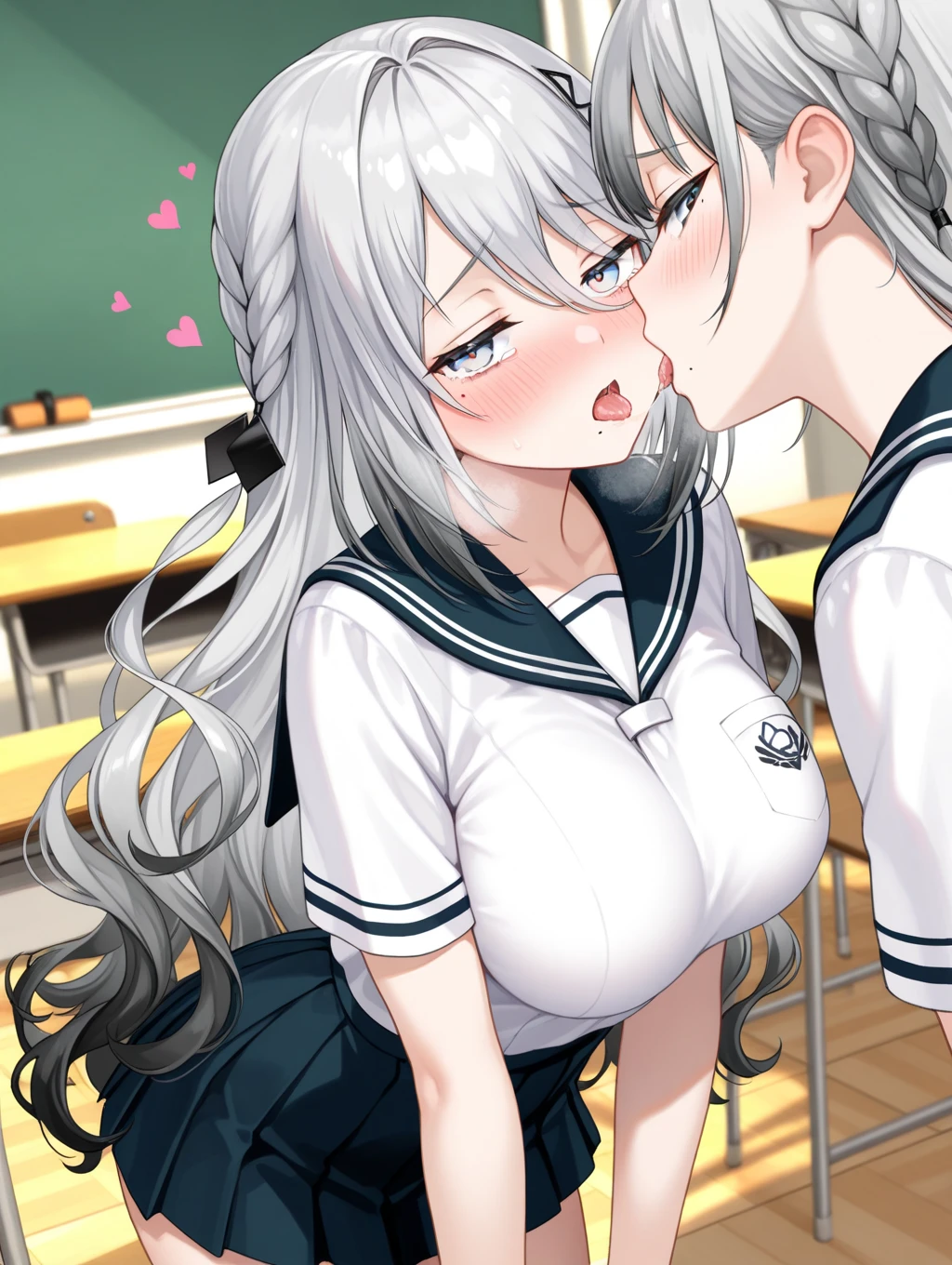 Browsing Caution,Sweat,White Breath,Demon slayer,Daughter of the Butterfly Mansion ,(Terauchi Kiyo),Futanari,room,Side view,Blowjob,(Description of body shaking),Large areola,Bunny costume