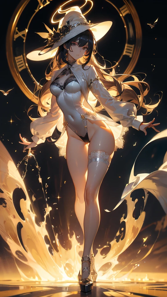undertale,chara,chiquita,Spit white vomit from the character's mouth,A large amount of white bodily fluid erupted from the character's lower body,Dressed very little,High physical exposure,lust,Scarlet eyes,Clear nipple patch,Clear panty stockings,Open navel,Green transparent sex clothes,Full body standing painting,with short brown hair,Lots of detail,Gold love heart necklace,illustration,CG,quadratic element,high qulity,tmasterpiece,sexual,huge tit,Turbidity