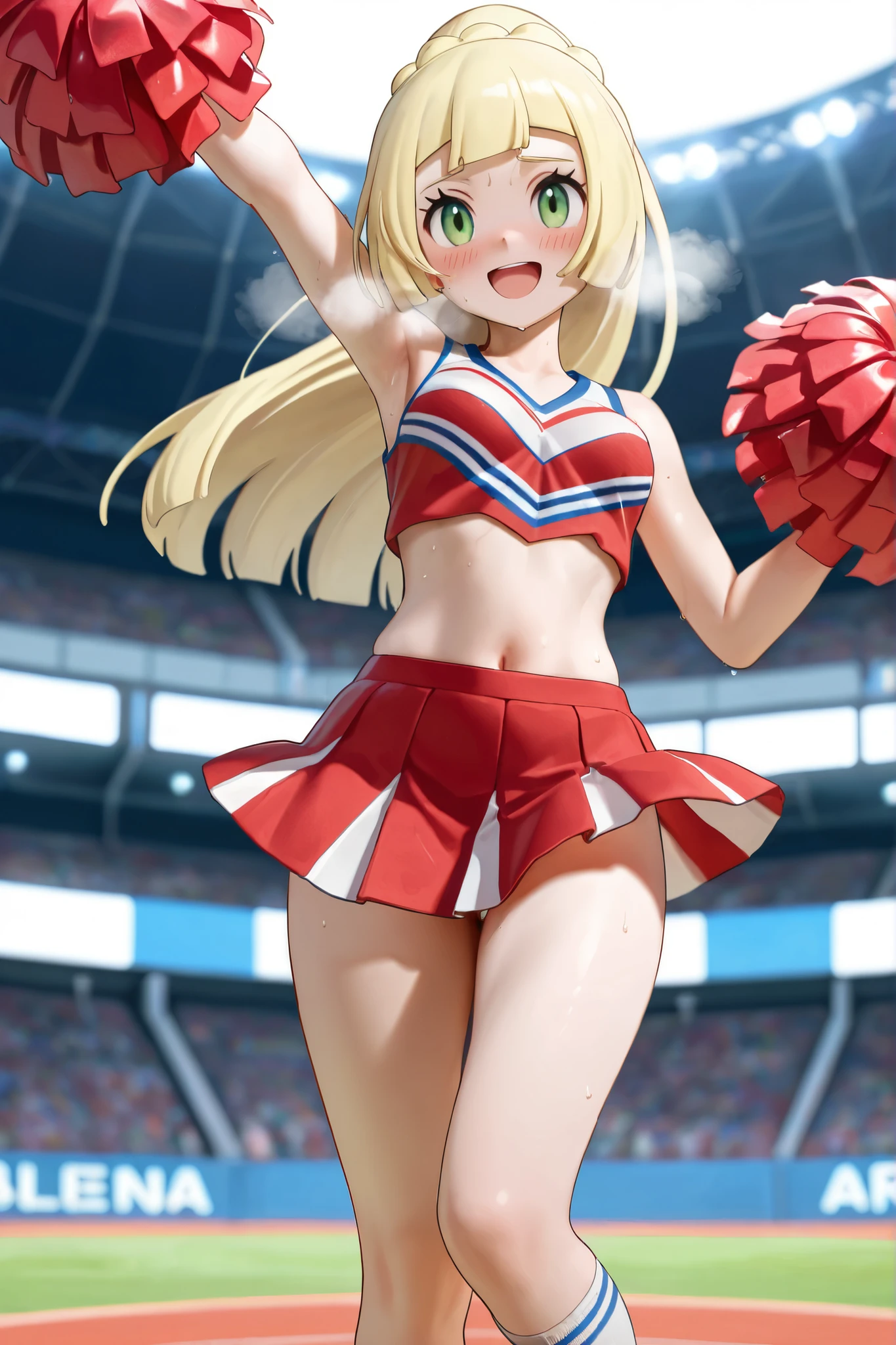 ((real quality:1.5)),((American)),(best quality), 1person,super ,blush,shame smile,((child 8 years old:1.5)),((135cm:1.5)),(((((nsfw))))),(nude),((little idle)),(sports shoes),(spread ?????????????????????????????????????????????????????????????????????????????????????????????????????????????????????????????????????????????????????????????????????, leg grab,((TOKYO mega City:1.3)),(( cheerleader costume:1.5)),sports half tank top,cute aye, ((dark skin)),blondhair,