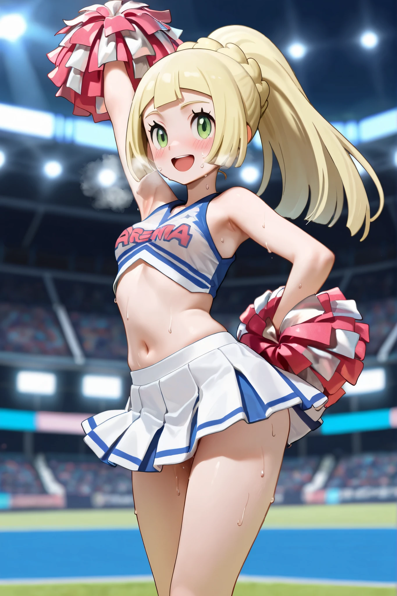 ((real quality:1.5)),((American)),(best quality), 1person,super ,blush,shame smile,((child 8 years old:1.5)),((135cm:1.5)),(((((nsfw))))),(nude),((little idle)),(sports shoes),(spread pussy)),(((sumail))),((Japanese idol)),(((pussy/vagina))),(spread her pussy),(uterus,urethra),(spread legs,pussy focus:0.5),((soro)),legs spread, about to be ravished, wet pussy, leg grab,((TOKYO mega City:1.3)),((sexy read cheerleader costume:1.5)),sports half tank top,cute aye,blondhair,twin tail,