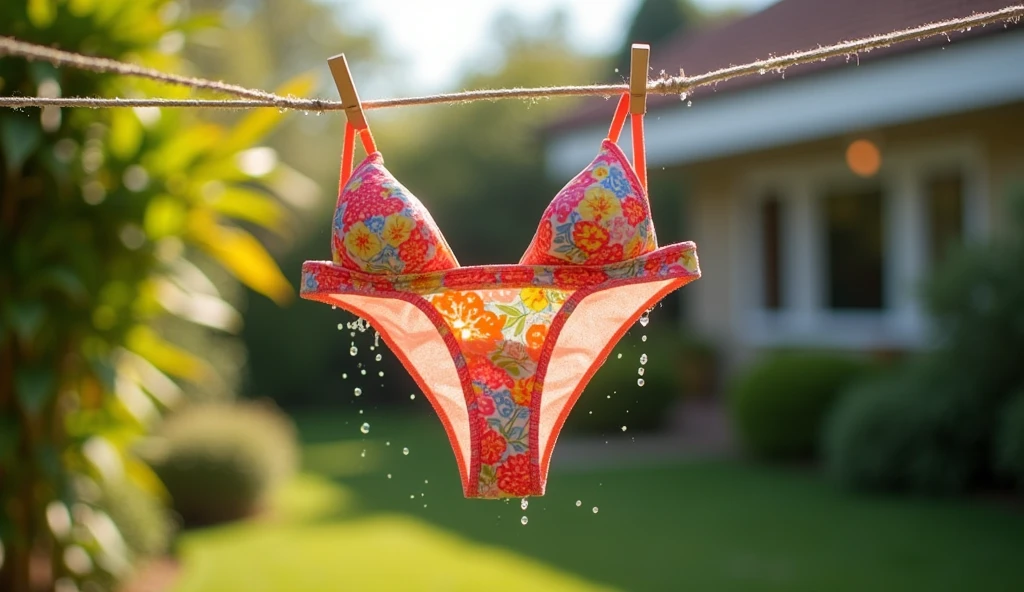 red bra wrapped in_plastic, plastic wraps the chest