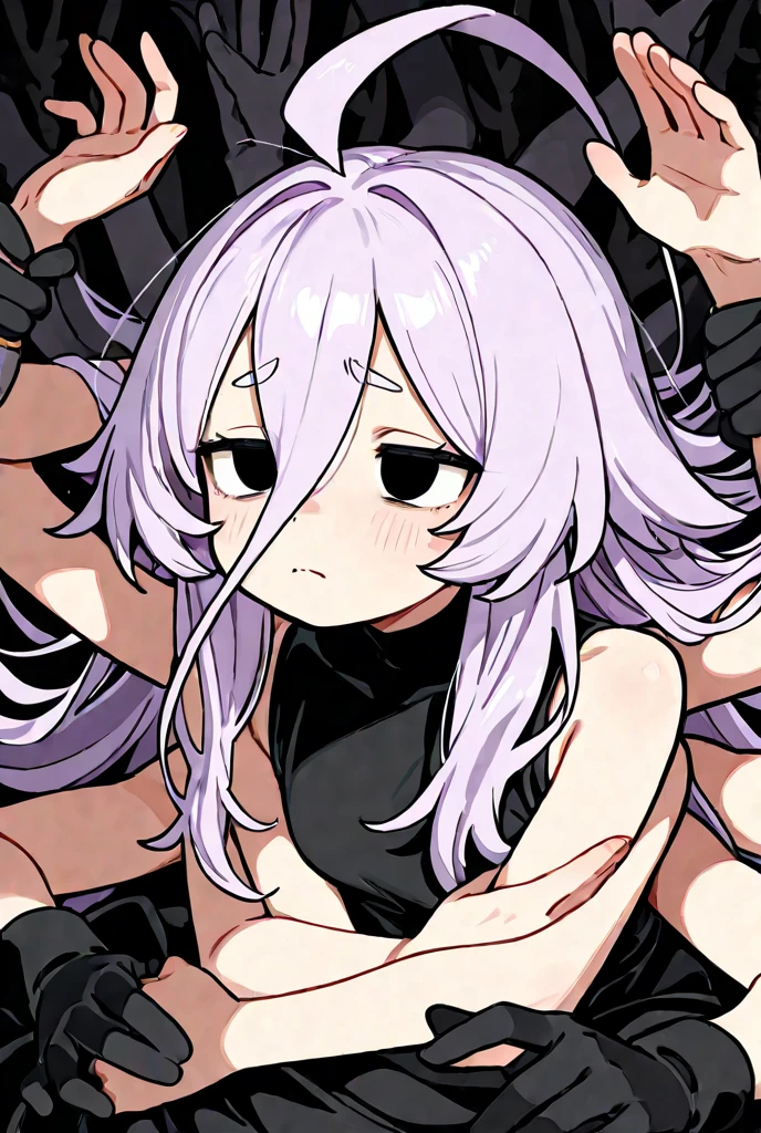 Jibril, upper body, blushed, (perfect anatomy), detailed eyes, detailed lips, extremely detailed eyes and face, vivid colors, sharp focus, masterpiece:1.2, ultra-detailed, nsfw, blushed, ((((cum on face, having sex, nsfw, fucked)))), ((doggystyle)), (solo), ((collar, slave))