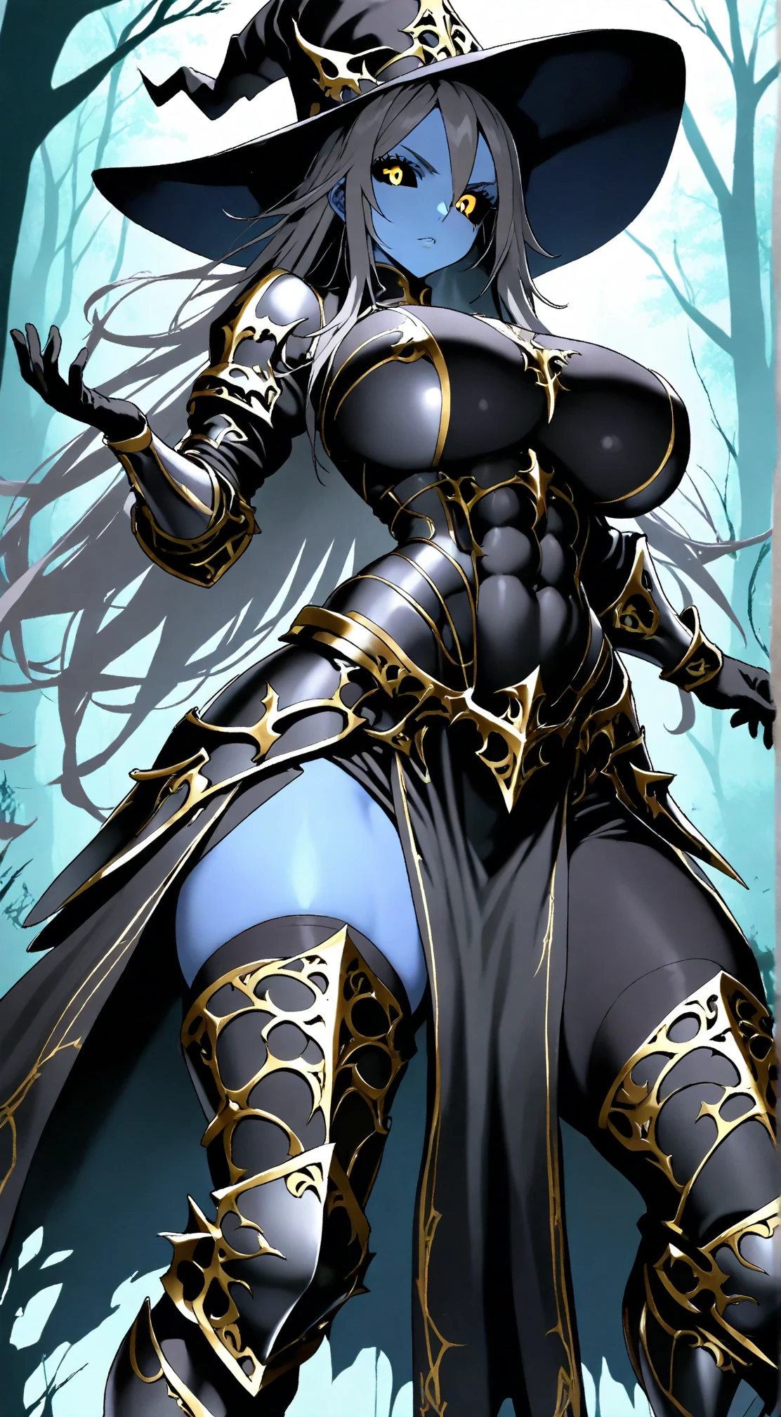 (Masterpiece, best quality, intricate details, 1sologirl) iron collar, arms behind back, iron cuffs, shackles, leather collar choker neck bell, bound ((standing by wooden pole:1.2)) ((female Black Dark skin Gyaru)) show entire body frontal position, feet in view, realistic, gorgeous 16y.o. darkest skinned mixed race female, black African, transparent black pantyhose, legs open, museum,barefoot no shoes, looking to viewer straight symmetrical, white silver long hair