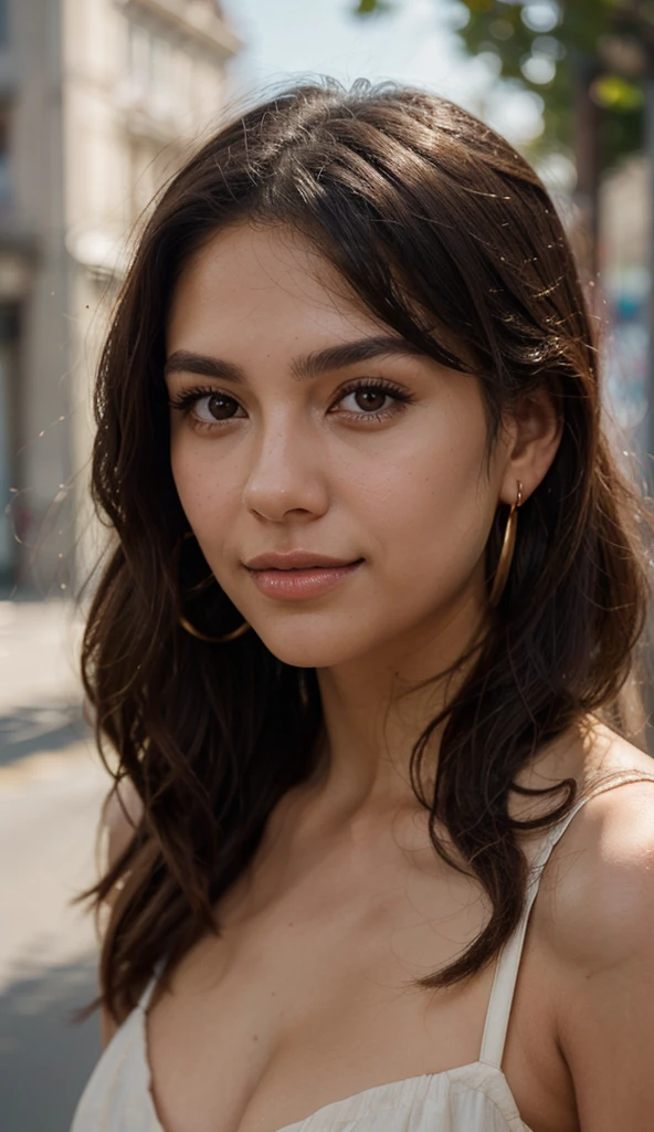 Full Length Image, Masterpiece, Best Quality, Raw Photo, Photorealsitic, Beautiful Girl, Cute, Narrow Eyes, Hairstyle Arrangement, Depth of Field, Very High Resolution, (Realistic and Photorealistic: 1.37), High Resolution RAW Color Photo, Fine, Very Detail, Very Detailed Eyes and Face, Sharp Pupils Realistic American New York flowers, colorful and colorful flower garden background, best quality, realistic, ultra-fine, delicate, high resolution, 8 8K wallpaper, One beautiful woman, blond braids hair, large cleavage visible, wearing a flattering see-through dress shirt with open collar, sharp focus, perfect dynamic composition, delicate and beautiful eyes, thinning hair, fine and realistic skin texture, fine details, model body shape thinning hair, fine and realistic skin texture, smiling, dynamic angle, full body shot, elegant, model body shape, top quality, realistic, super detailed, fine details, high resolution, 8K wallpap, highest quality, epic realistic, ((in the pitch black darkness :1.4)), ((portrait:1.5)),(background: dark ) high contrast ,glorious picture, lowest lux, lighting face, she's comfortable, dark plain shirt, looks incredible, (8k, Raw photo, Highest quality),(epic realistic:1.5), a woman, face,(detailed eyes:0.8),(looking at the camera:1.4), (Highest quality), ( high contrast, deep shadows),Intricate details,cinematic,((skin:1.4)), (long dark hair:1.3), long hair, messy ,(Hdr:1.5),Detailed, colors, Superior quality, ( starry sky: 1.4), Masterpiece, Raw Photo (20-year-old, looking at viewer), beautiful, (wearing dark shirt,), perfect, natural, perfect composition, portrait, perfect face, smiling expression, Captivating eyes, Bright details, Tight lips, (High Skin Detail),, (blue tint: 0.6), (sale: 0.8), (bloody: 0.7), Key lighting , (backlight: 0.5), Medium depth of field, Canon 5d, 50mm lens, f/4 apertures, (Ultra-detailed, Complex detail), sharp focus, soft colors, 8k, Absurd, 80mm,  photography, smiling, 
