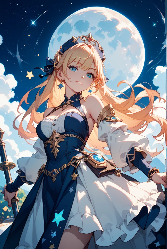 (masterpiece:1.2, best quality), 1lady, solo, upper body,
Fairy godmother, starry wand with a glowing tip, fairy dust with a shimmering sparkle, carriage with pumpkin wheels, enchanted gown with a flowing skirt, magical palace with a hidden garden