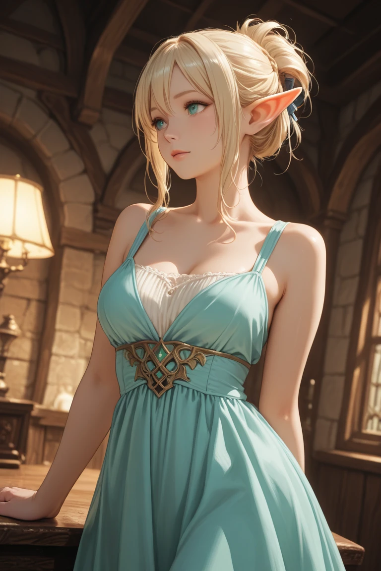 Elf,Blonde,negligee