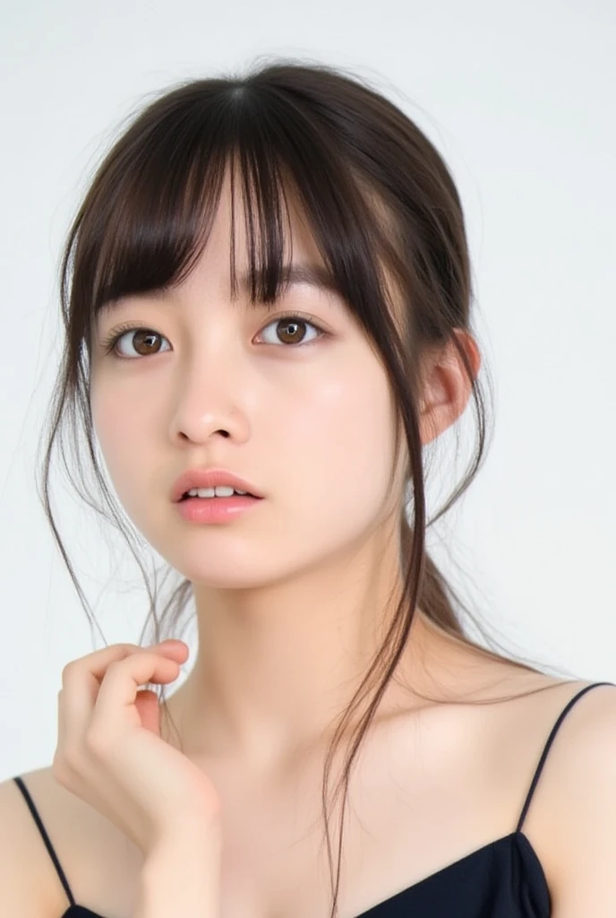 (( topless))F cute nipples、First Person View, (masterpiece:1.3), High resolution, Very detailed, Very detailed CG Unity 8k 壁紙, Realistic, photo-Realistic, RAW Photos, Beautifully detailed face, Pale skin, Realistic glistening skin, Detailed cloth texture, Detailed hair texture, Perfect body, Beautiful Face, Accurate, Anatomically correct, Highly detailed face そして skin texture, Natural neck length, (Beautiful Hそしてs), (Fair skin:1.2), Thin legs, Thin legs, Good teeth alignment,
break,
fine grain, Symmetrical eyes, Light brown eyes, double eyelid, Thin eyebrows, (Glossy Lips:1.4), (Sleepy face:1.2), (blush:1.3),
break,
(classy and cute girl:1.3), (Elegant Big Breasts, Cleavage, (Slim figure:1.1), Toned Abs, Beautiful clavicle,
(Dark blonde hair, Wavy Hair, Long Hair:1.2), ((Asymmetrical bangs:1.2)), (night), (Upper Body Shot:1.2), from the front,topless