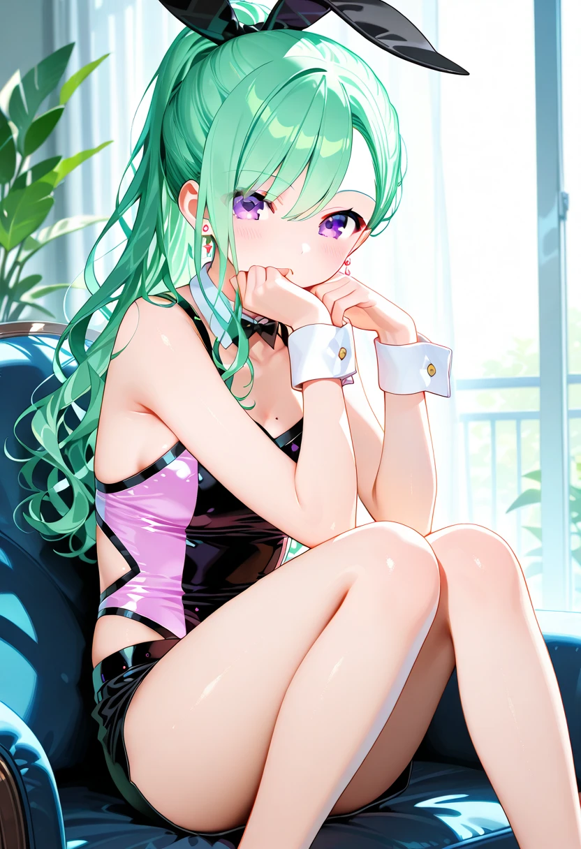Shenkhedefu, Sexy pose, Stretch your body, Sweaty skin, Exposed armpits, Hip Window