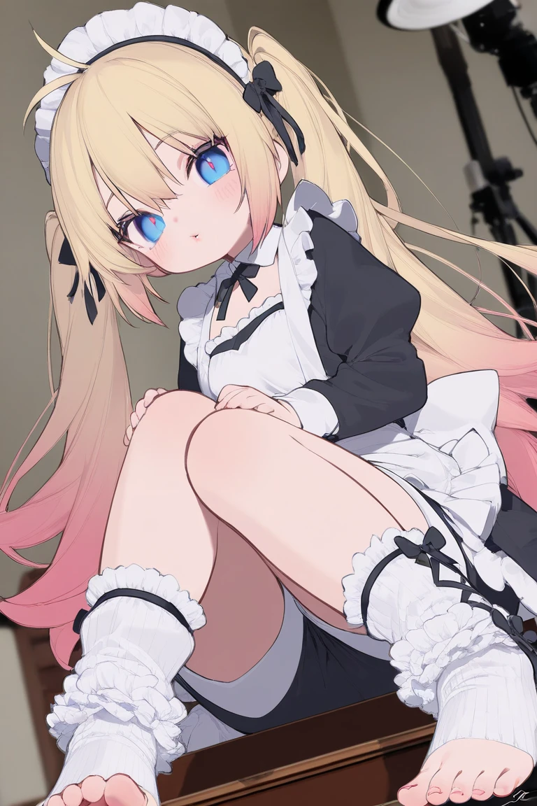 standing footjob pov Standing Footjob POV penis male legs male masturbation pov hands penis Girl in black maid outfit Beautiful long blonde hair Trampling on penis Sadistic smile Cum on feet Long skirt Black Panties
