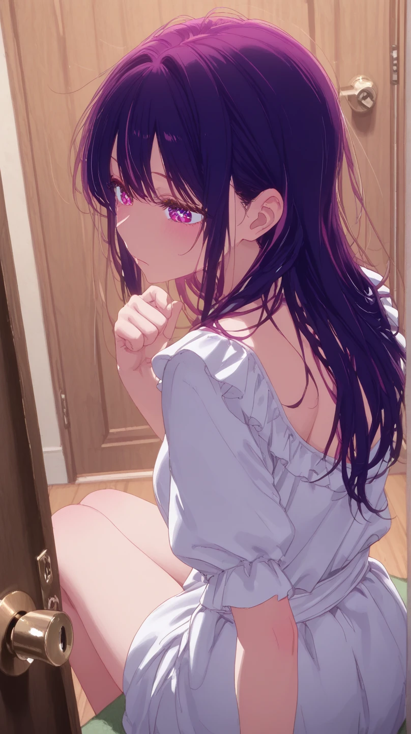 (masterpiece, best quality, high quality, highres, ultra-detailed,perfect anatomy,bishoujo game CG, visual novel style,sharp details,detailed painting \(medium\),)
1girl and 1boy, (,),(very long hair),
black hair, slender, narrow waist,completely nude,(,gloomy,:1.8) black eyes,
BREAK
,(chiaroscuro,shadow), (dark room,:1.8),glowing outline, on bed,night, dim lighting, moonlight, incest, (ultraviolet light,)
,secret_sex,
BREAK, (1girl and 1boy,having sex,nsfw,couple,hetero,nsfw :1.5), (shota,,cute boy,littpletely nude, )
,presenting,(child on ,),
(cowgirl position,leg lock,hug,) (fucked silly,:1.5) heavy breathing,, (abored breathing,ragged breathing,very sweaty,sweat,:1.1),
(Sweat-dampened and slightly disheveled hair peeking from the temples and nape,sweaty),(hair is stuck to body with sweat,:1.1),(Motion blur on intense hip movement,Moving Angle,motion blur,motion lines :1.3),(upright straddle, from behind, back_view,:1.5)(,girl's back,:1.5) neck around_neck,squatting,
(leg around boy's waist,leg lock:1.3)