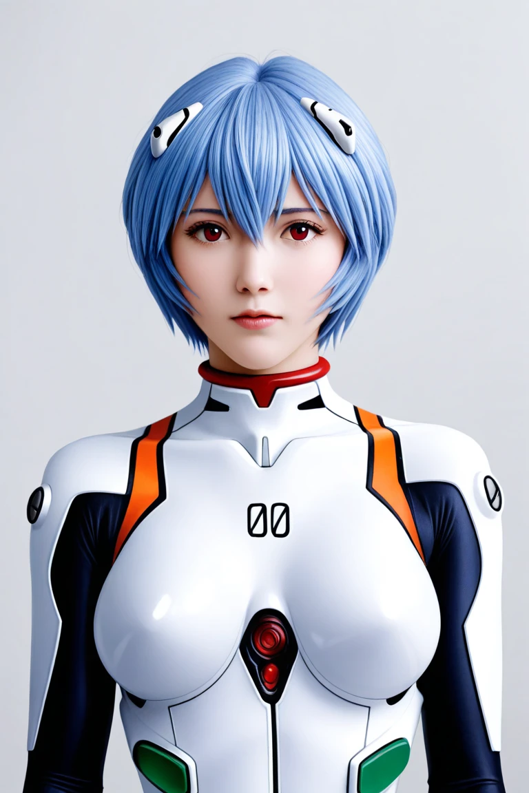 ayanami_rei,plugsuit,bodysuit,interface headset,white bodysuit,