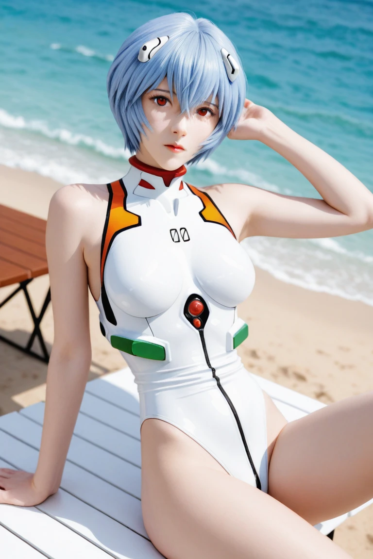 Green haired、Tiger Bikini Demon Girl、Spaceman、Flying in the sky