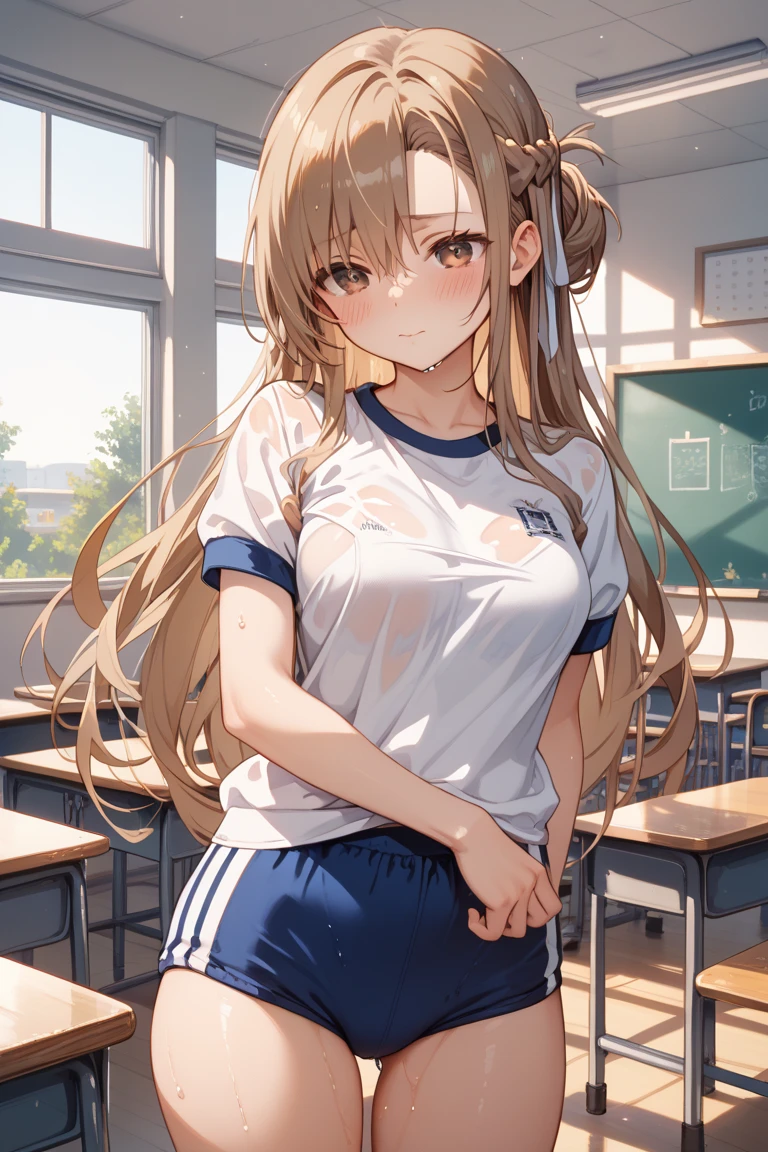 最high quality、Best image quality、masterpiece、With a girl((16 years old, Play sports frequently、Best Bust、Bust 90、Blonde twin tails、Red eyes、Open your chest wide, thin, smile, liar、Troubled expression、 Table Tennis Uniform、peace sign、Are standing))、high quality、Beautiful art、With background((Sports club))、Tabletop、Exquisite design、Visual Arts、