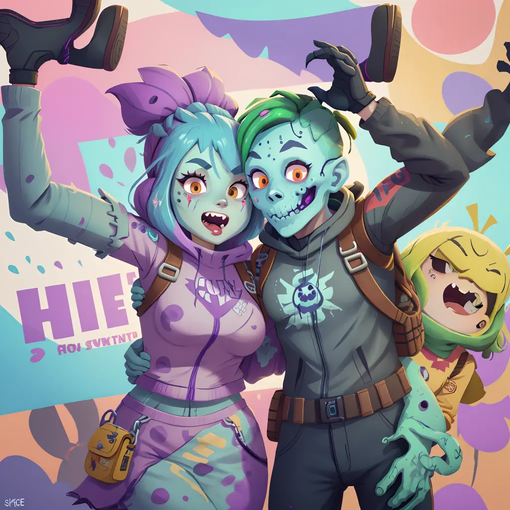 Fortnite, ghoul trooper, skydiving