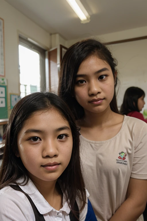 Please draw a picture of a Thai girl from the Ayutthaya period.